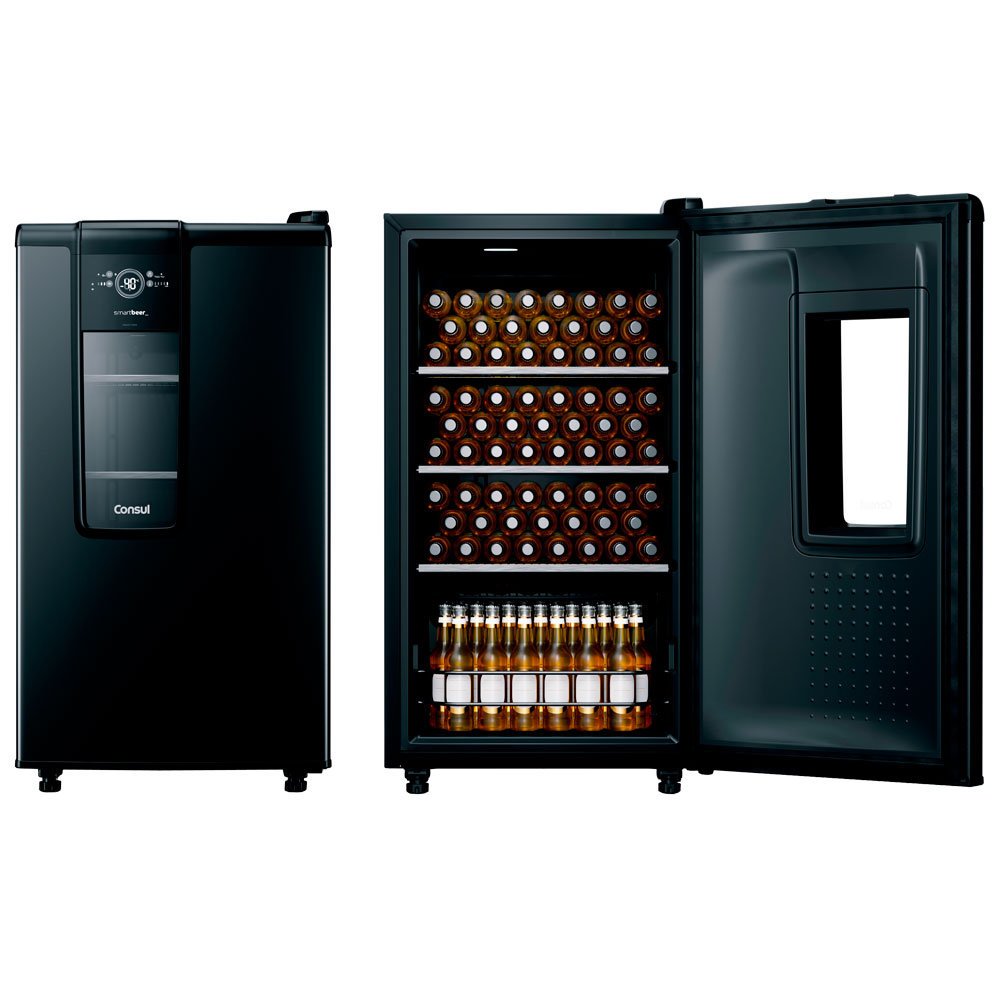 Cervejeira Consul Smartbeer Carbono 82 Litros Frost Free - CZE12AE(Cód. 903587) Menor preço em Cervejeira Consul Smartbeer Carbono 82 Litros Frost Free - CZE12AE(Cód. 903587)