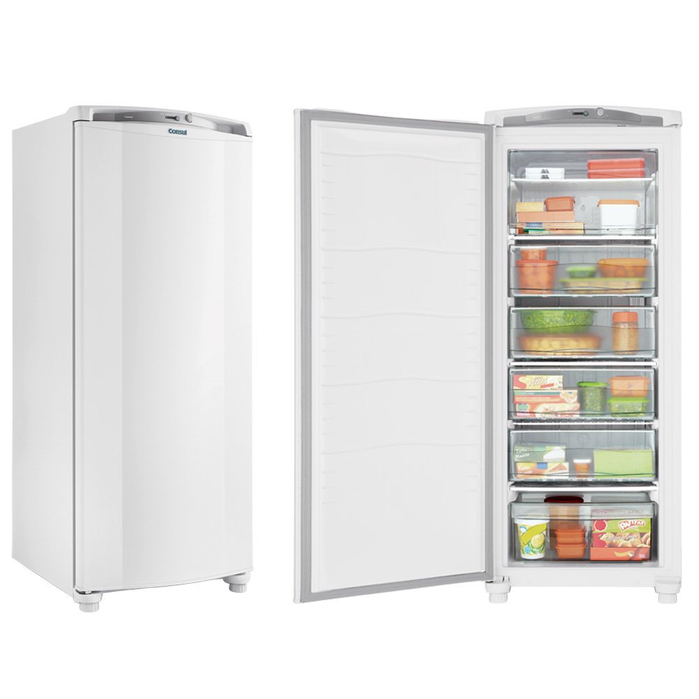 Freezer Vertical Consul 1 Porta, 231 Litros, Porta Reversível - CVU26EB(Cód. 242378) Menor preço em Freezer Vertical Consul 1 Porta, 231 Litros, Porta Reversível - CVU26EB(Cód. 242378)